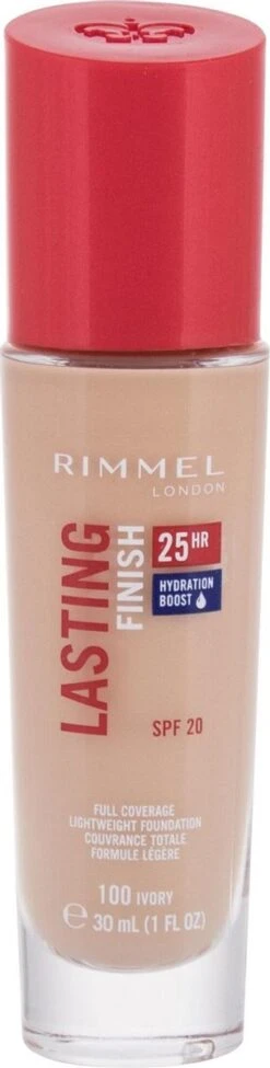 Rimmel London Lasting Finish Foundation - 100 Ivory -Mode-Cosmetica Winkel 304x1200 2