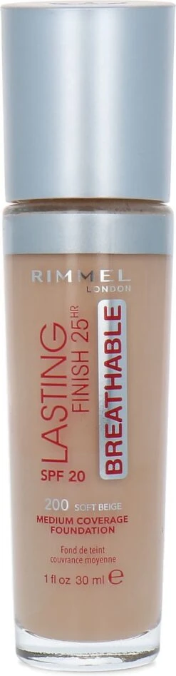 Rimmel London Rimmel Lasting Finish Breathable Foundation - 100 Ivory -Mode-Cosmetica Winkel 313x1200 1