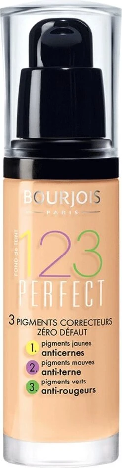Bourjois 123 Perfect Foundation - 54 Beige Foncé -Mode-Cosmetica Winkel 313x1200 2