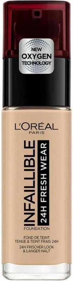 L’Oréal Paris Make-Up Designer Infaillible 24HR Fresh Wear Foundation - 120 Vanille - Langhoudende Foundation Met SPF 25 - 30 Ml -Mode-Cosmetica Winkel 314x1200 1