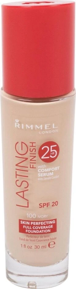 Rimmel London Lasting Finish Foundation - 100 Ivory -Mode-Cosmetica Winkel 317x1200 4