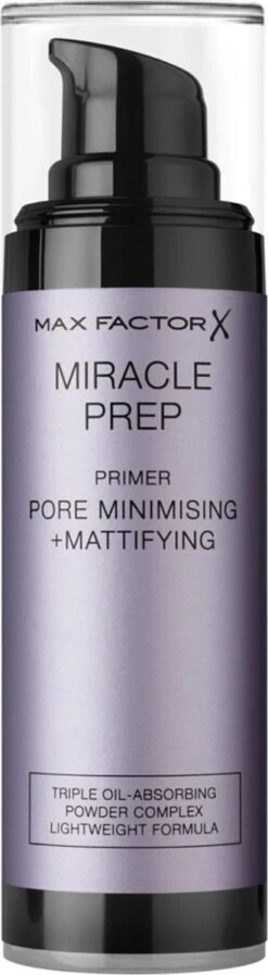Max Factor Miracle Prep Primer Pore Minimising & Mattifying - 30 Ml -Mode-Cosmetica Winkel 330x1200