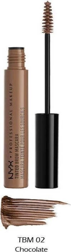 NYX Professional Makeup Tinted Brow Mascara - Chocolate TBM02 - Wenkbrauwgel -Mode-Cosmetica Winkel 339x1200 6