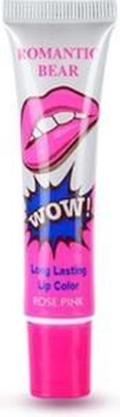 Romantic Bear - WOW Peel Off Lipgloss - Long Lasting Lipstick - Rose Pink