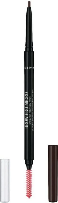 Rimmel London Brow Pro Micro Wenkbrauwpotlood - 003 Dark Brown -Mode-Cosmetica Winkel 346x1200 4