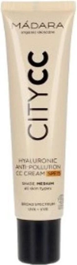 MÁDARA Anti-Pollution CC Cream SPF15 Medium Beige 40ml - Hyaluronzuur -UVA/UVB -Mode-Cosmetica Winkel 349x1200 2