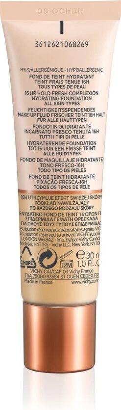 Vichy Minéralblend Foundation - 06 Ocher - 30ML - Natuurlijke Dekking -Mode-Cosmetica Winkel 355x1200 3