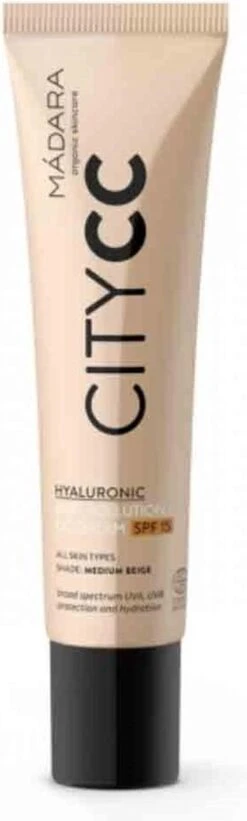 MÁDARA Anti-Pollution CC Cream SPF15 Medium Beige 40ml - Hyaluronzuur -UVA/UVB -Mode-Cosmetica Winkel 361x1200 8