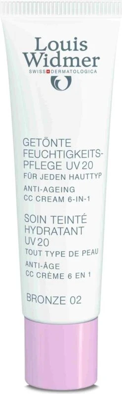 Louis Widmer CC-cream (getinte Dagverzorging UV20) Nr.2 Bronze Ongeparfumeerd -Mode-Cosmetica Winkel 373x1200 1