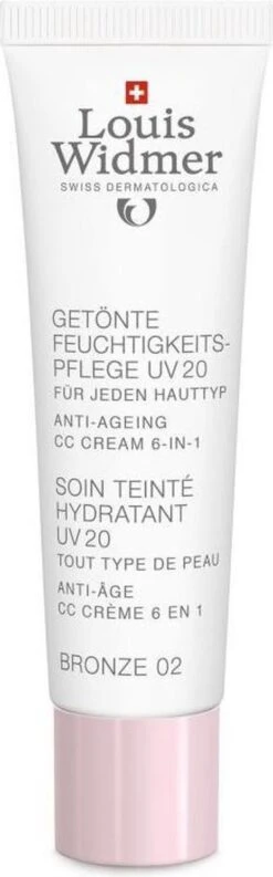 Louis Widmer CC-cream (getinte Dagverzorging UV20) Nr.2 Bronze Ongeparfumeerd -Mode-Cosmetica Winkel 374x1200