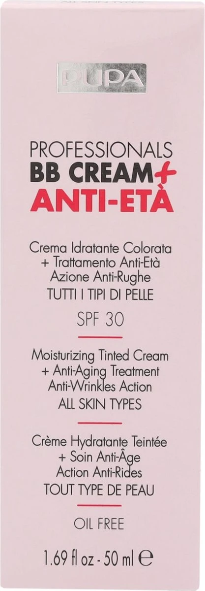 PUPA Milano Pupa Professionals BB Creme Anti-Eta SPF30 002 Sand 4 PUPA Milano Pupa Professionals BB Creme Anti-Eta SPF30 002 Sand - Afbeelding 2