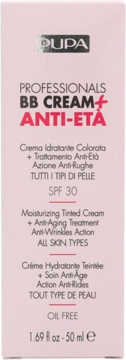 Pupa Milano Professionals BB Cream + Anti-Eta - 001 Nude -Mode-Cosmetica Winkel 423x1200 3