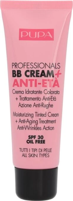 Pupa Milano Professionals BB Cream + Anti-Eta - 001 Nude -Mode-Cosmetica Winkel 437x1200 2