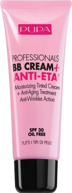 Pupa Milano Professionals BB Cream + Anti-Eta - 001 Nude -Mode-Cosmetica Winkel 447x1200 1