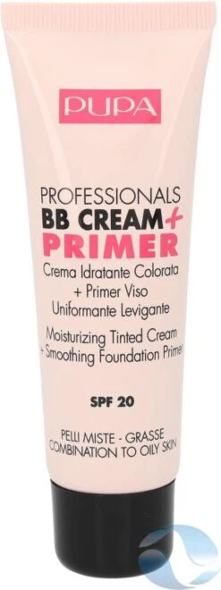 Pupa BB Cream + Primer For Combination To Oily Skin - 002 Sand -Mode-Cosmetica Winkel 449x1200