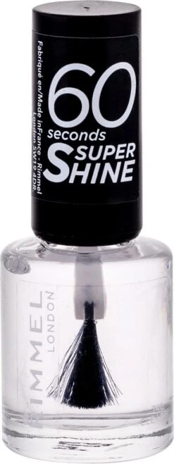 Rimmel London 60 Seconds SuperShine Nagellak - 740 Clear -Mode-Cosmetica Winkel 450x1200 3