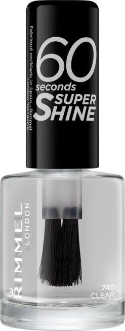 Rimmel London 60 Seconds SuperShine Nagellak - 740 Clear -Mode-Cosmetica Winkel 456x1200 5
