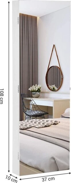 Nancy's Make-up Organizer – Sieraden & Spiegelkast – Spiegelkast, Deur & Wandhouder Met Binnenspiegel – Make-up Opbergen 15 Nancy's Make-up Organizer – Sieraden & Spiegelkast – Spiegelkast, Deur & Wandhouder Met Binnenspiegel – Make-up Opbergen -Mode-Cosmetica Winkel 470x1200 4