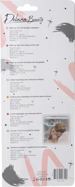 Deluxa Make-up Licht - Make-up Lamp - Make-up Licht Voor Spiegel - Spiegel Licht Met Zuignappen - 29 Cm X 2 Cm -Mode-Cosmetica Winkel 482x1200 4