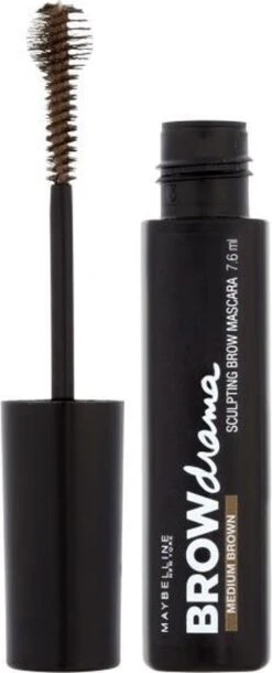 Maybelline Brow Drama - Medium Brown - Bruin - Wenkbrauwmascara -Mode-Cosmetica Winkel 486x1200 4