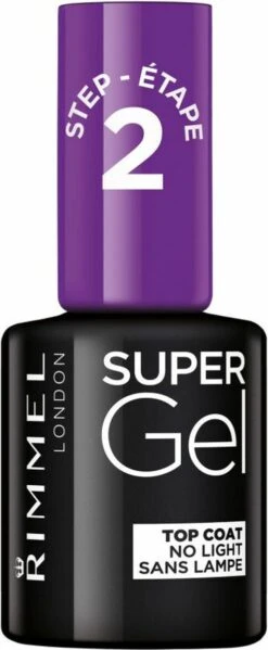 Rimmel London Super Gel Nagellak Stap 2 Top Coat - 00 Transparant -Mode-Cosmetica Winkel 495x1200