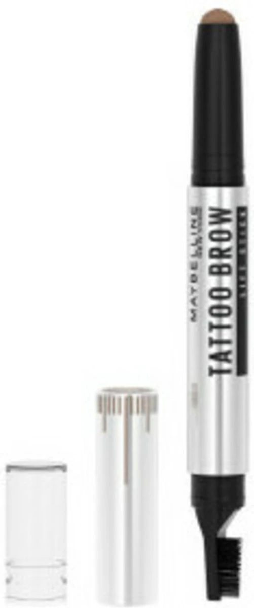 Maybelline New York - Tattoo Brow Lift Stick 02 Soft Brown - Bruin Wenkbrauwpotlood Met Stylingborstel 4 Maybelline New York - Tattoo Brow Lift Stick 02 Soft Brown - Bruin Wenkbrauwpotlood Met Stylingborstel - Afbeelding 2