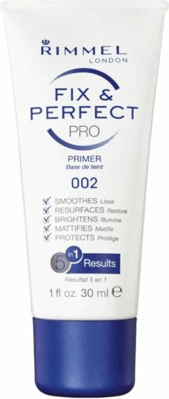 Rimmel London Fix & Perfect Make-Up Primer - 002 Transparent - 30 Ml -Mode-Cosmetica Winkel 509x1200 2