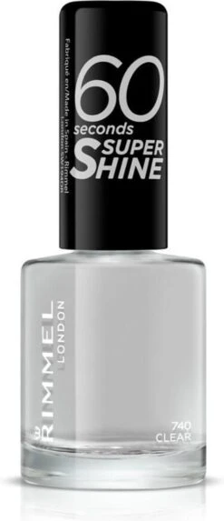 Rimmel London 60 Seconds SuperShine Nagellak - 740 Clear -Mode-Cosmetica Winkel 517x1200 3