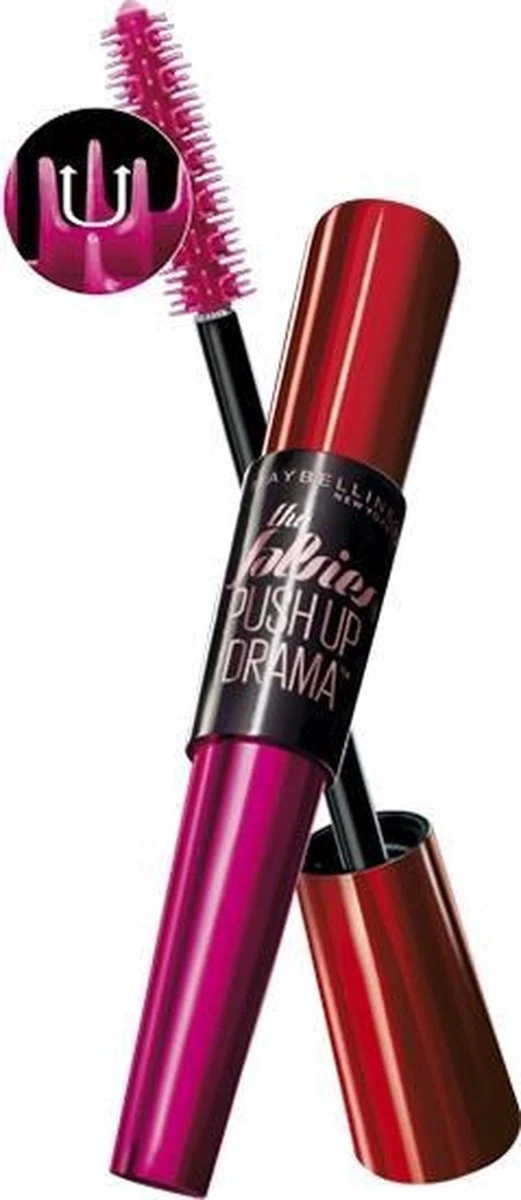 Maybelline Falsies Push Up Drama - Zwart - Mascara 8 Maybelline Falsies Push Up Drama - Zwart - Mascara - Afbeelding 6