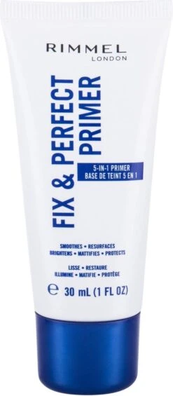 Rimmel London Fix & Perfect Make-Up Primer - 002 Transparent - 30 Ml -Mode-Cosmetica Winkel 525x1200
