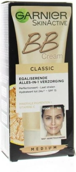 Garnier SkinActive BB Cream Classic Medium 5-in-1 Verzorging - 50 Ml -Mode-Cosmetica Winkel 533x1200 1