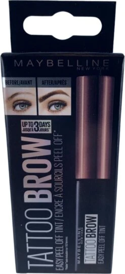 Maybelline Tattoo Brow Peel-Off Wenkbrauwgel - 3 Dark Brown - Bruin -Mode-Cosmetica Winkel 550x1200 5