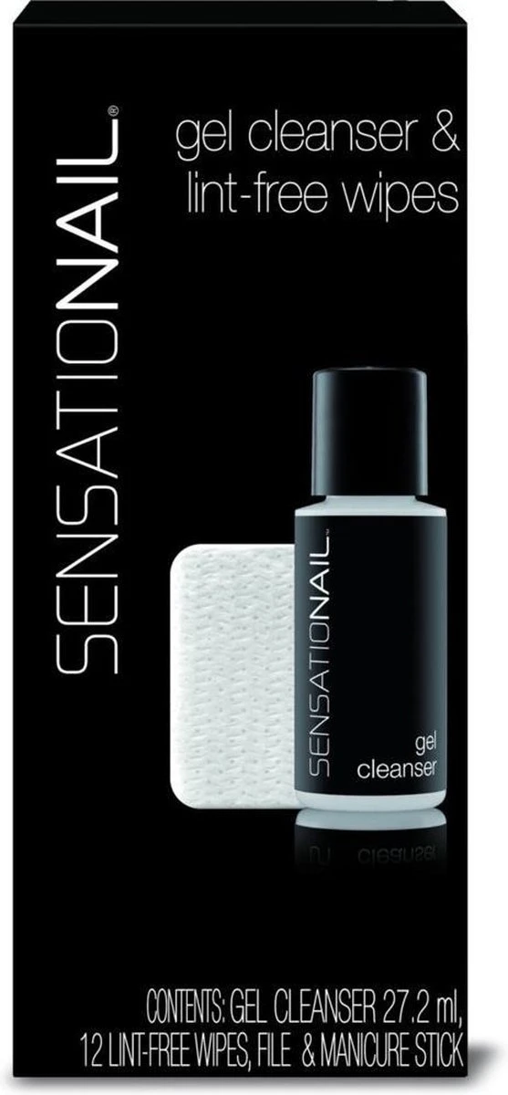 Sensationail Gel Cleanser & Lint-Free Wipes 3 Sensationail Gel Cleanser & Lint-Free Wipes
