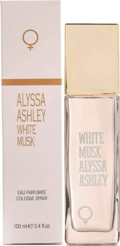 Alyssa Ashley - Eau De Parfum - White Musk - 100 Ml -Mode-Cosmetica Winkel 587x1200 3