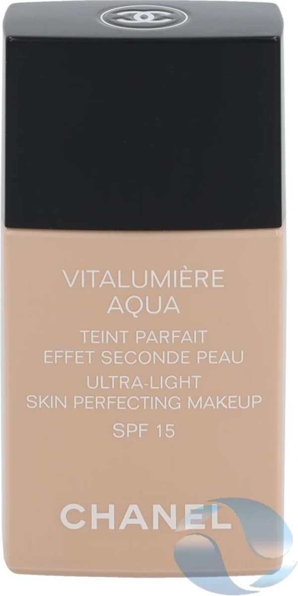 Chanel Vitalumiere Aqua Foundation - 30 Beige - SPF15 - 30 Ml 4 Chanel Vitalumiere Aqua Foundation - 30 Beige - SPF15 - 30 Ml - Afbeelding 2