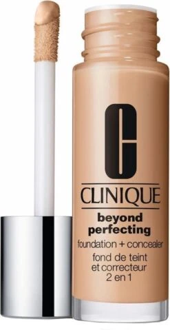 Clinique Beyond Perfecting Foundation + Concealer - 07 Cream Chamois -Mode-Cosmetica Winkel 619x1200