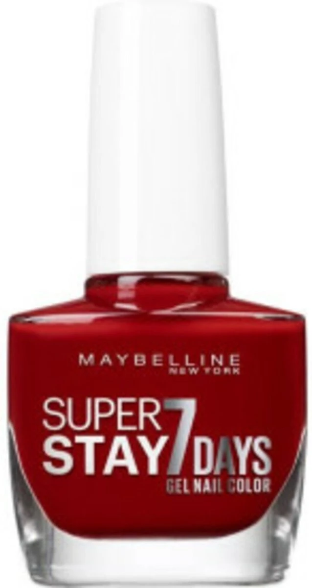 Maybelline SuperStay 7 Days Nagellak - 06 Deep Red 3 Maybelline SuperStay 7 Days Nagellak - 06 Deep Red