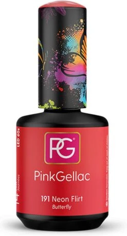 Pink Gellac - Neon Flirt - Gellak - Vegan - Roze - Glanzend - 15ml -Mode-Cosmetica Winkel 645x1200 2