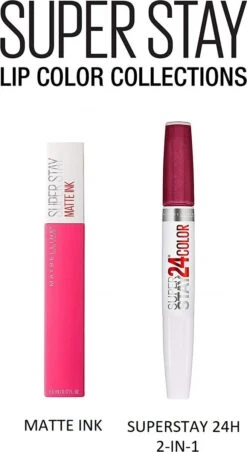Maybelline Superstay Langhoudende Lippenstift - Matte Ink X Ashley Longshore - 95 Visionary - Paars - Limited Edition -Mode-Cosmetica Winkel 656x1200 1