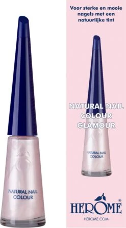 Herome Natural Nail Colour Glamour - Verstevigende Nagellak Met Een Natuurlijke Glans - 10ml.