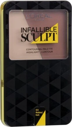 L'Oréal Paris Infallible - 300 Medium - Sculpt Palette 9 L'Oréal Paris Infallible - 300 Medium - Sculpt Palette -Mode-Cosmetica Winkel 679x1200