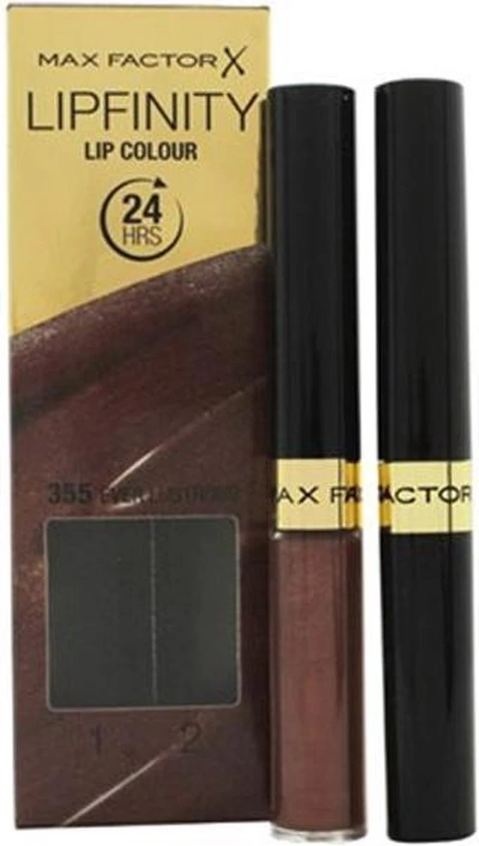 Max Factor Lipfinity 24HR Lip Colour Lipgloss - 355 Ever Lustrous 4 Max Factor Lipfinity 24HR Lip Colour Lipgloss - 355 Ever Lustrous - Afbeelding 2