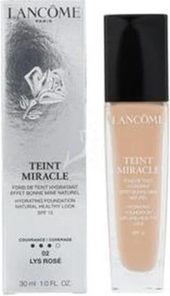 Lancôme Teint Miracle Foundation 30 Ml - 02 Lys Rosé - SPF 15 -Mode-Cosmetica Winkel 690x1200