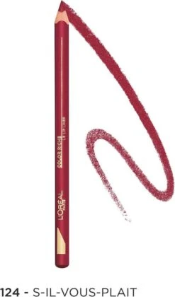L’Oréal Paris Color Riche Lipliner - 124 S'il Vous Plait - Rood Lippenpotlood -Mode-Cosmetica Winkel 705x1200