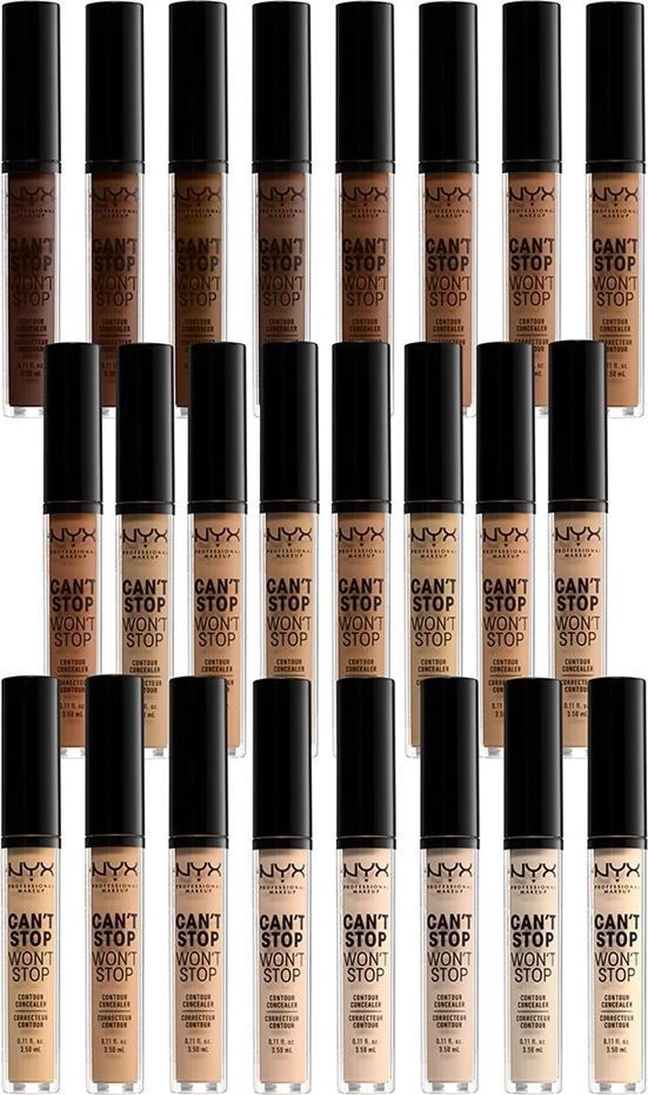 NYX Professional Makeup Can't Stop Won't Stop Concealer - True Beige 7 NYX Professional Makeup Can't Stop Won't Stop Concealer - True Beige - Afbeelding 5
