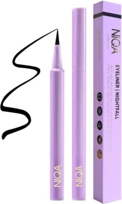NIQA - Liquid Eyeliner Nightfall - Cat Eye Look - Vegan & Halal