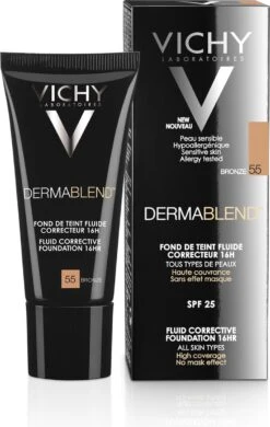 Vichy Dermablend Foundation - Bronze 55 - 30ML - Hoge Dekking 14 Vichy Dermablend Foundation - Bronze 55 - 30ML - Hoge Dekking -Mode-Cosmetica Winkel 760x1200