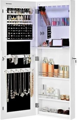 Nancy's Make-up Organizer – Sieraden & Spiegelkast – Spiegelkast, Deur & Wandhouder Met Binnenspiegel – Make-up Opbergen 13 Nancy's Make-up Organizer – Sieraden & Spiegelkast – Spiegelkast, Deur & Wandhouder Met Binnenspiegel – Make-up Opbergen -Mode-Cosmetica Winkel 775x1200 4