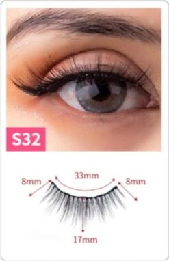 DW4Trading Magnetische Wimpers Met Eyeliner Set - Herbruikbaar - 5 Paar - Zwart -Mode-Cosmetica Winkel 776x1200 2