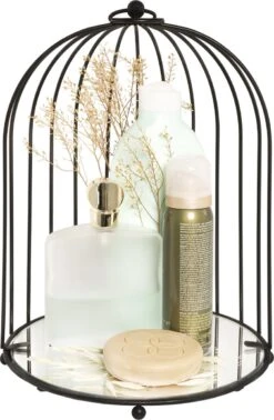 QUVIO Badkamer Organizer Voor Make-up Of Parfum / Organizer Make Up / Organizer Parfum / Organizer Badkamer - Decoratieve Vogelkooi